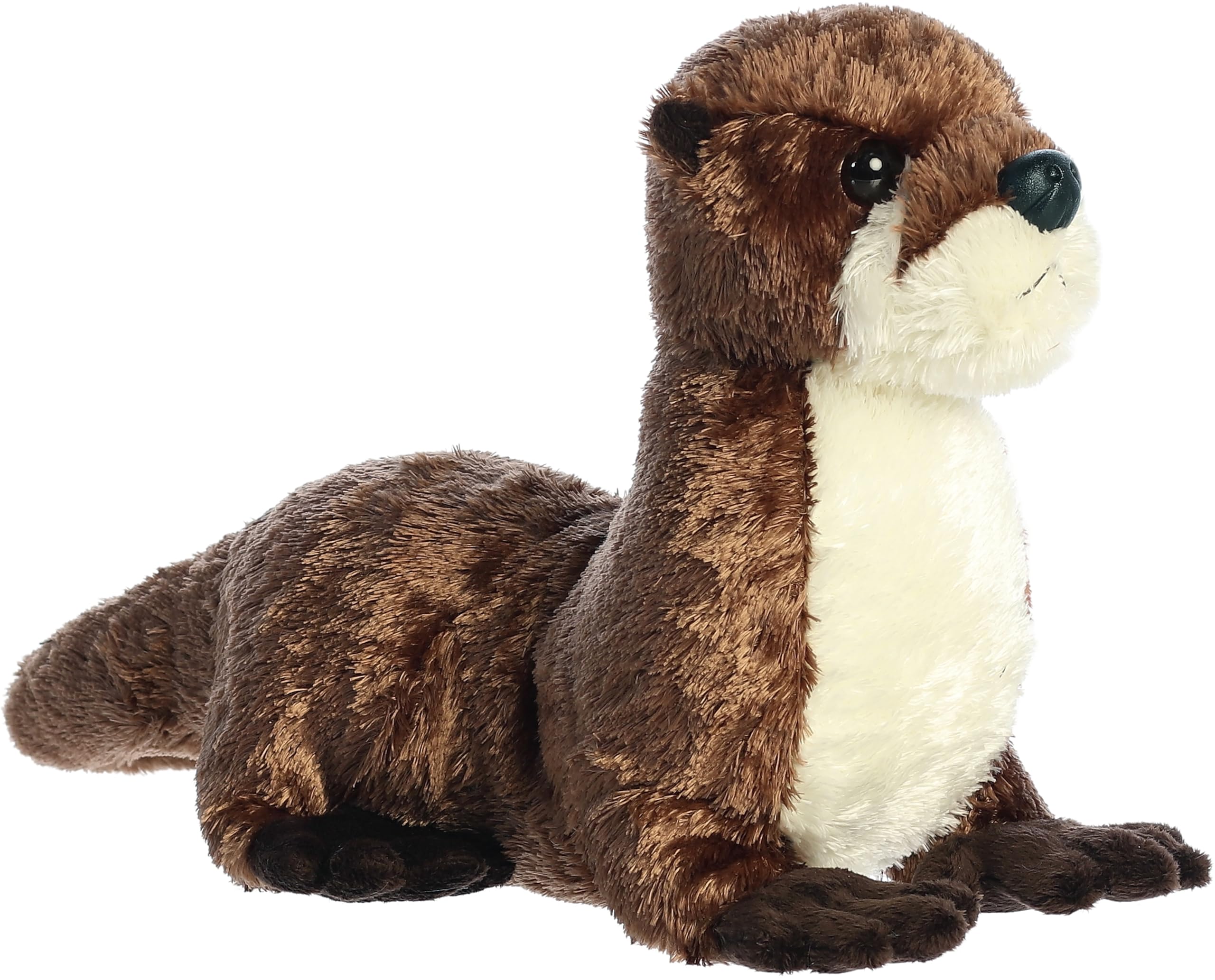 Aurora® Adorable Flopsie™ River Otter Stuffed Animal - Playful Ease - Timeless Companions - Brown 12 Inches
