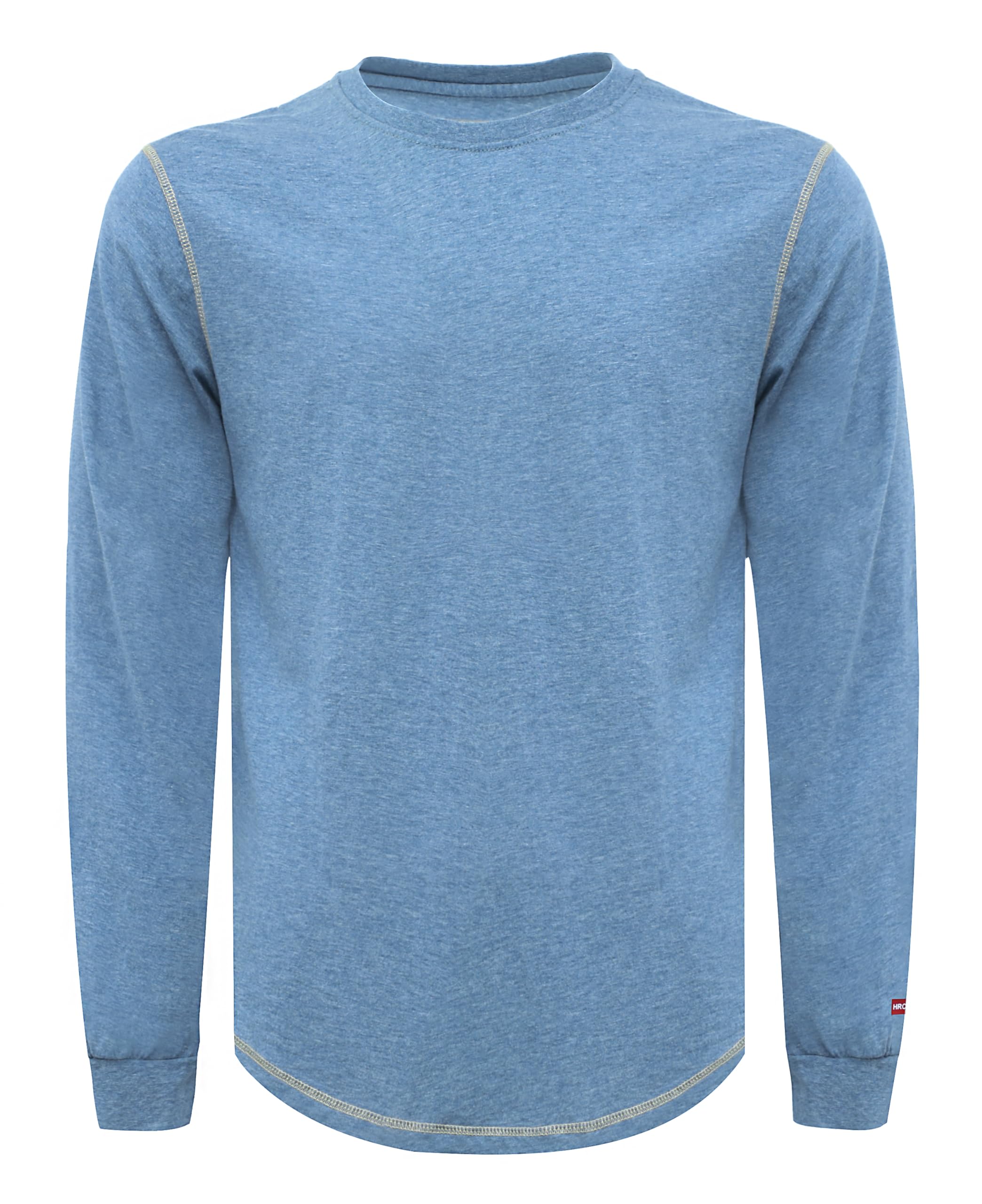 TICOMELA FR Shirts for Men 4oz Lightweight Flame Resistant Crewneck T-Shirts 100% Cotton Fire Retardant Henley Shirts