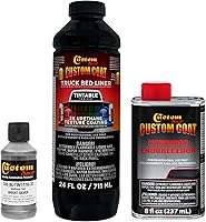 Vista 77 de Custom - Revestimiento protector de 1.5 galones (6 cuartos), para caja de camión,para rodillo, brocha o rociador con kit de aplicador de pincel