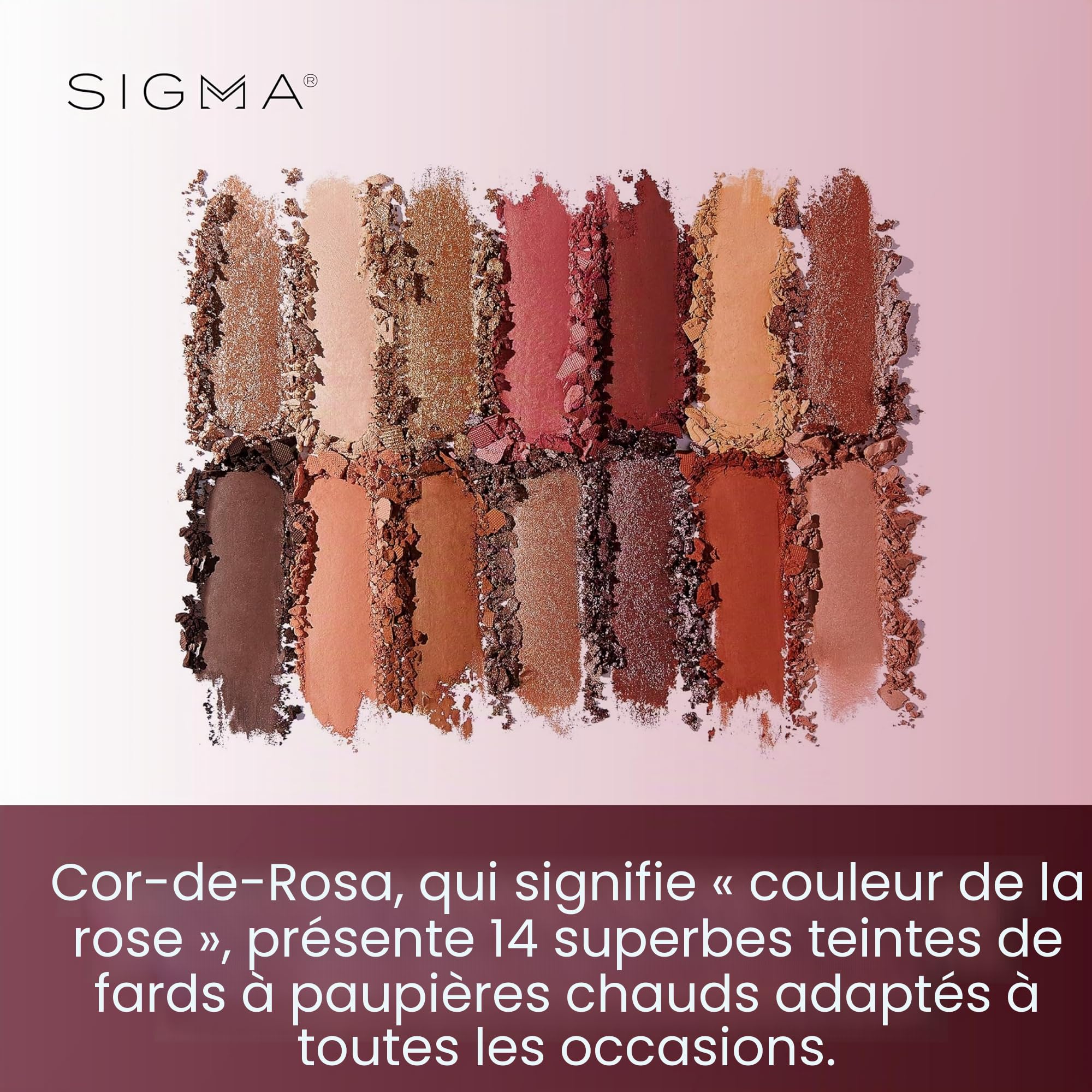 SIGMA Beauty Cor-De-Rosa Eyeshadow Palette For Women 1 Pc Eye Shadow