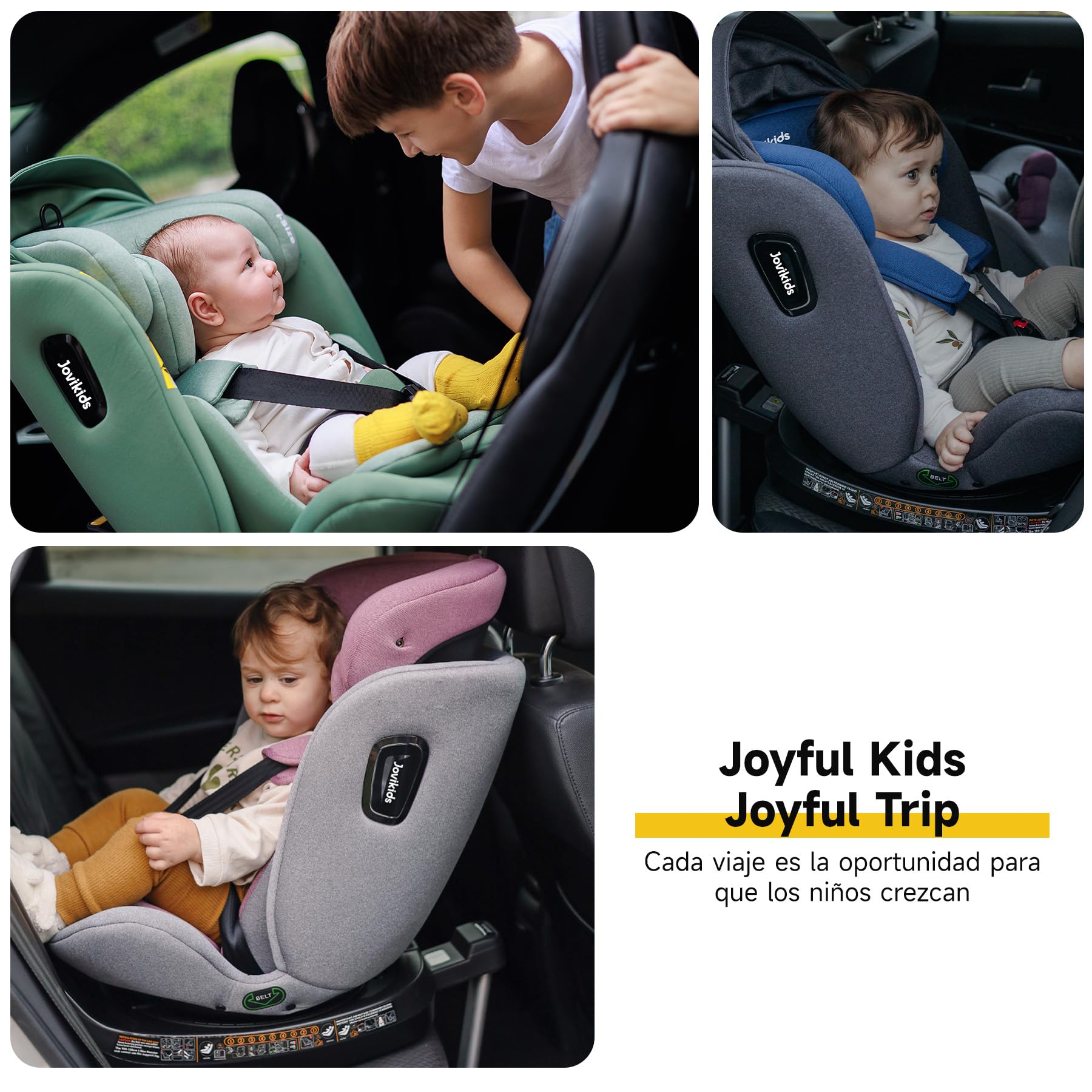 Siège Auto 360°i-Size avec ISOFIX, de 40 à 150 cm - Rotation à 360°, convient de la naissance à 12 ans, 12 réglages de tête et tissu lavable - la sécurité avant tout (Black)