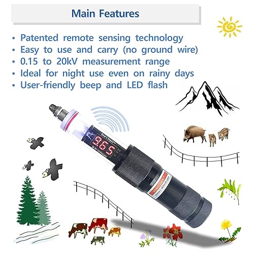 Miniatura 2 de Probador eléctrico de la cerca Voltímetro 20.000V - producto de Corea