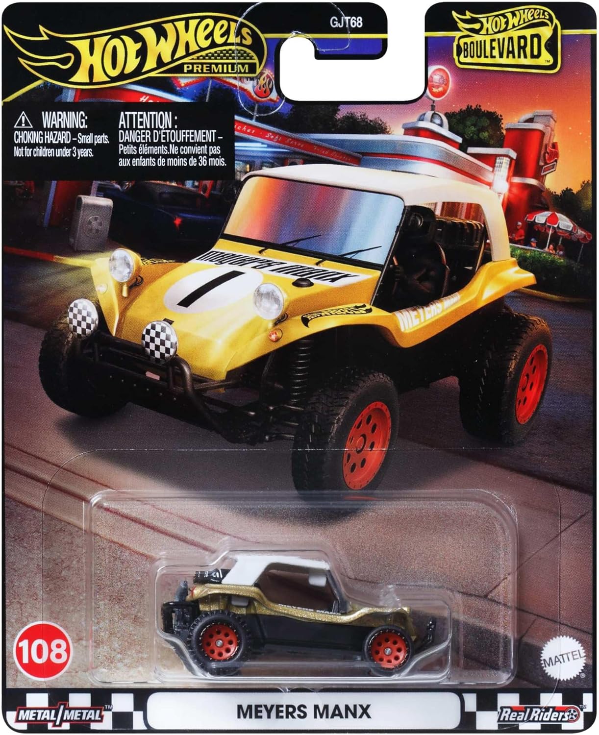 Mattel, Hot Wheels Collector Collection Vehicle Meyers Manx 2.0