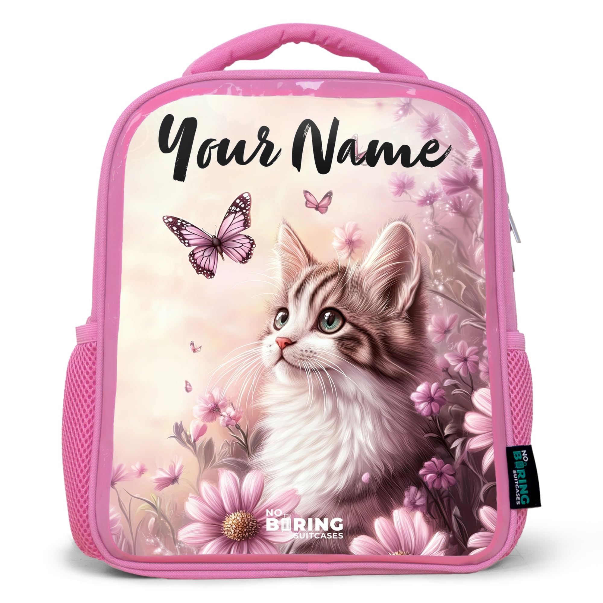 NoBoringSuitcases© Zaino Per Bambini Zaini Scolastici Rosa | 8L - Bambina Backpack Piccolo Zainetto School Bag La Scuola Leggero Asilo Bimbo Adolescente
