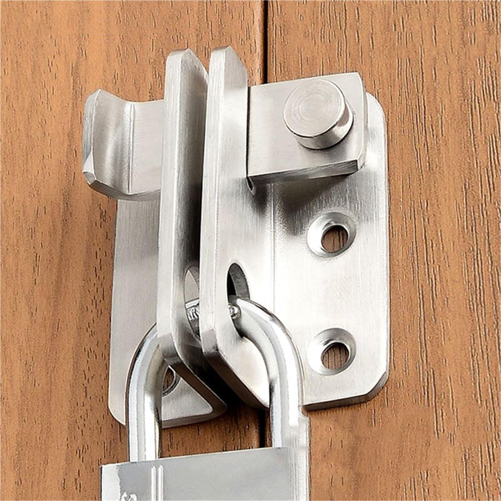 Loquet De Porte 1/5set Flip Latch Gate Latches Stainless Steel Left Right(Silver,5set)