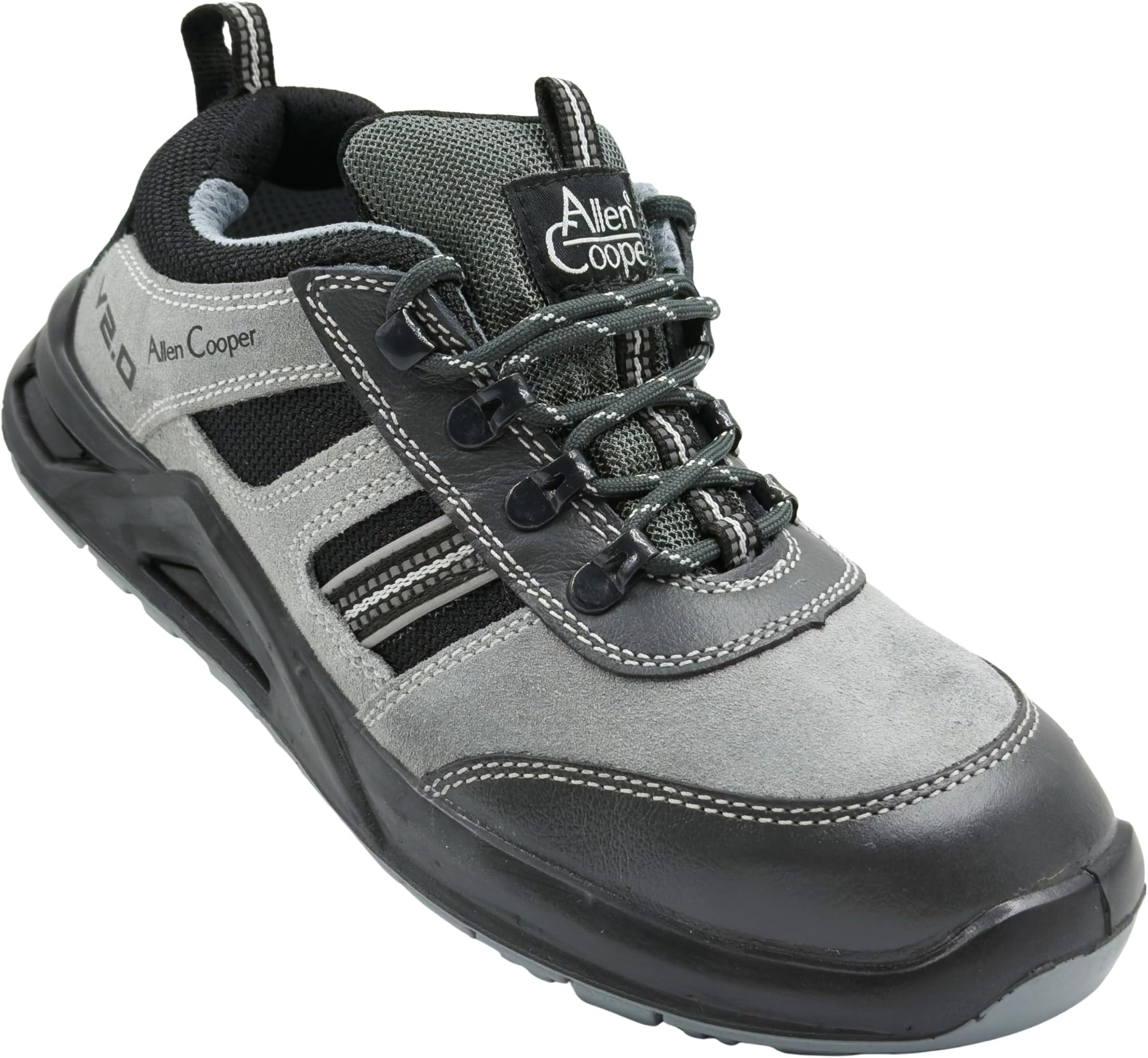 Allen Cooper 1156 Men's Safety Shoe, Gray