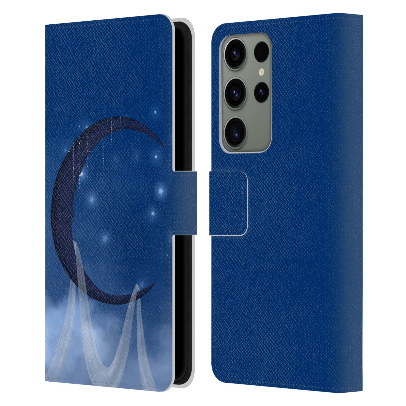 Carcasa de Cuero Samsung S23 Ultra Head Case Designs Luna Durmiente 7