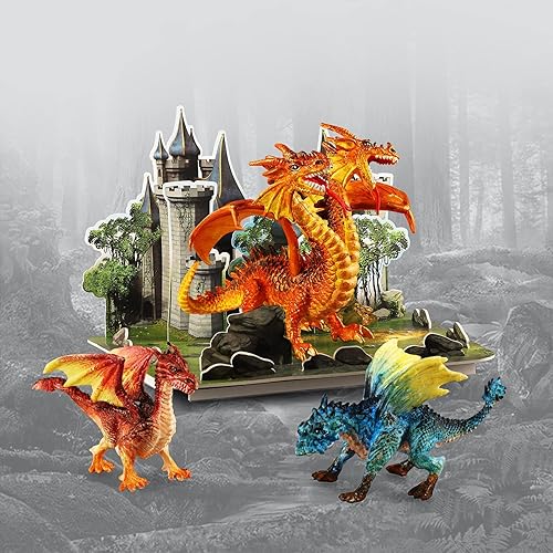 Miniatura 5 de Dragon Toys Kit de pintura de dragón para bricolaje, juego de arte y manualidades para niños de 8 a 12 años, decorar y dibujar suministros de arte
