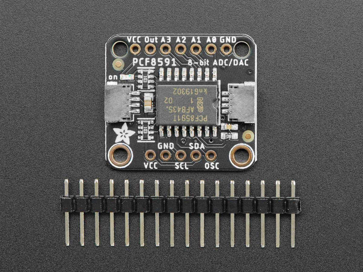 PCF8591 Quad 8 bit ADC + 8 bit DAC - STEMMA QT/Qwiic