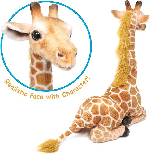 Miniatura 6 de Jehlani The Giraffe - Peluche de peluche de 18 pulgadas - de Tiger Tale Toys