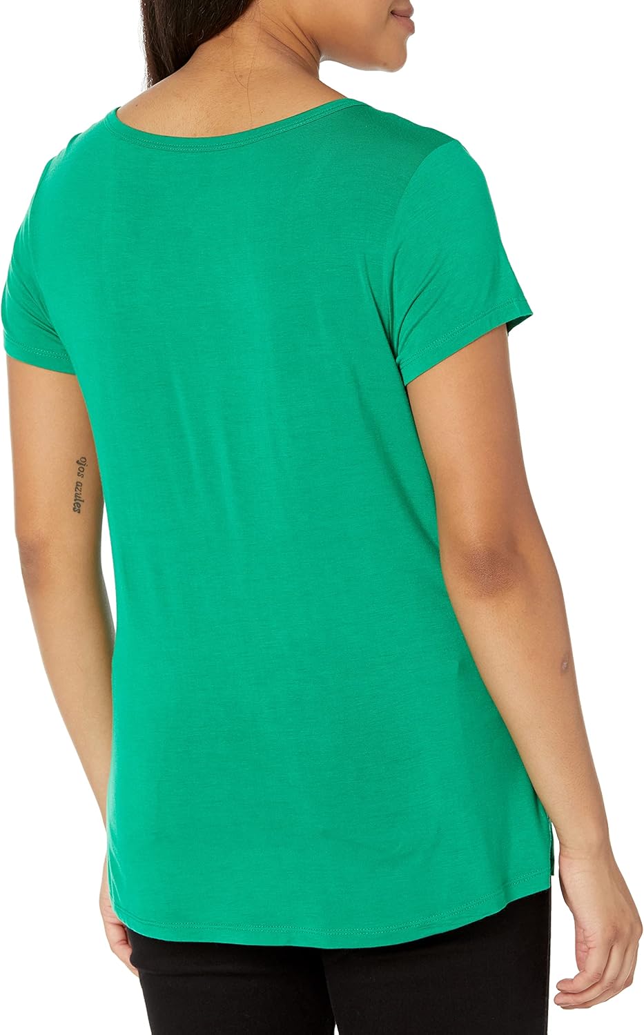 Ultra Game Women's NBA Official V-Neck Rhinestone Short Sleeve Tee Shirt - Image 3