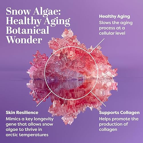 Miniatura 4 de TruSkin Longevity Bakuchiol Serum  Suero facial rejuvenecedor con células madre de arándano rojo y algas de nieve  Cuidado de la piel hecho para