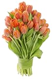 Blooms2Door PRIME NEXT DAY DELIVERY - WEDDING COLLECTION - 30 Orange Tulips (Farm-Fresh Flowers and Homegrown in the USA) I Gift for Birthday, Anniversary, Thank You, Mother’s Day Fresh Flowers.