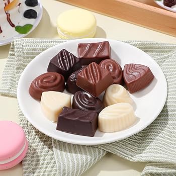 Amazon.co.jp: MUCKLILY フェイク チョコレート モデル 30個