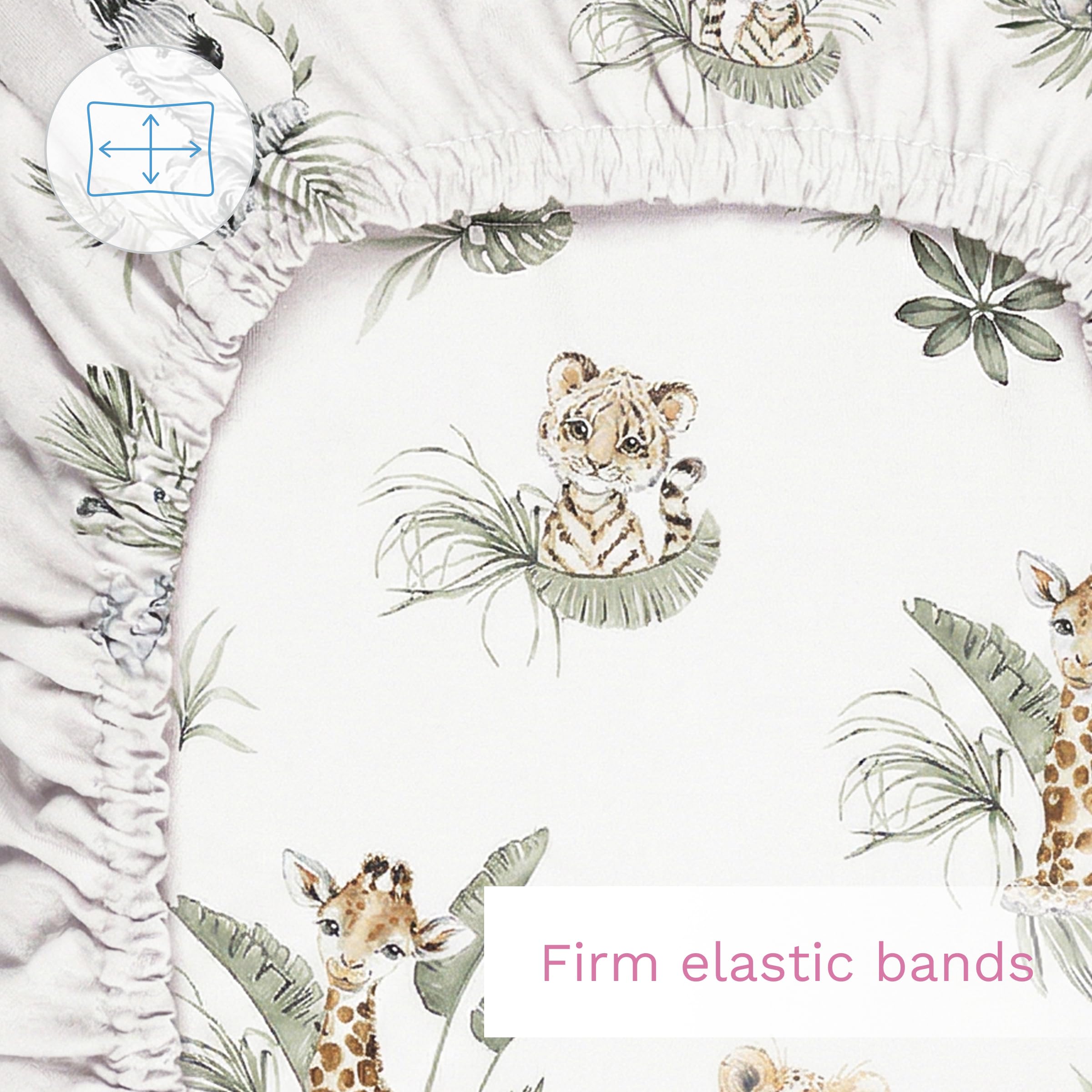 Baby Comfort Nursery 100% Cotton Fitted Sheet fits 140x70 cm Cot Bed Mattress (Safari Cars) — view 40