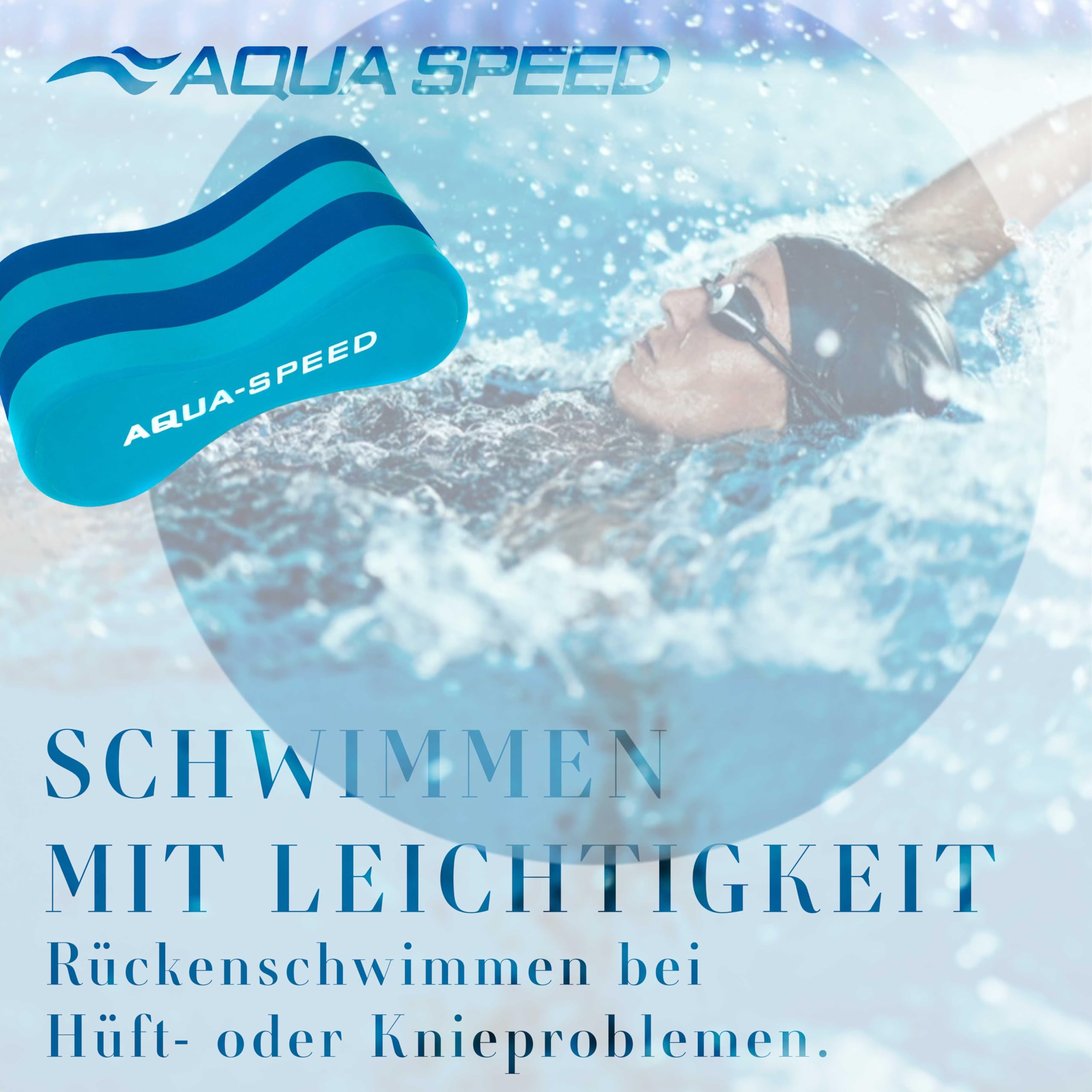 Aqua Speed® Pull Buoy (Nuoto Formazione Design 4 Strati Alta qualità Schiuma Eva)