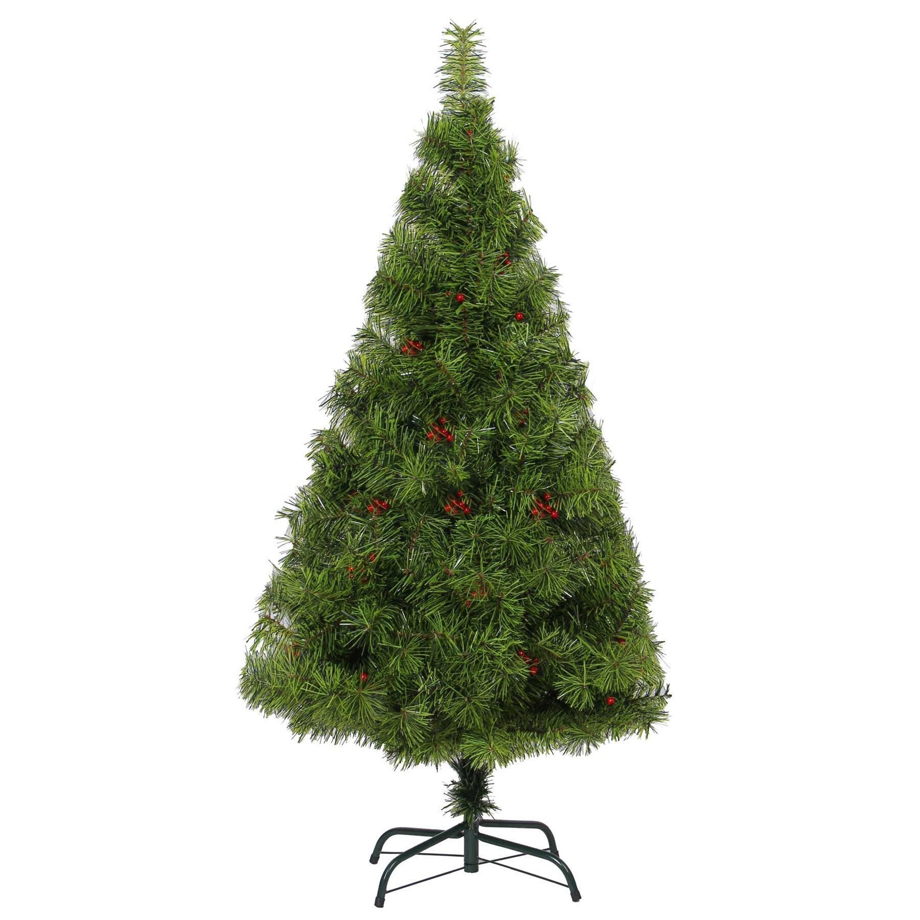 Shatchi 5Ft Green Elegant Desiner Bushy Christmas Tree from B&Q