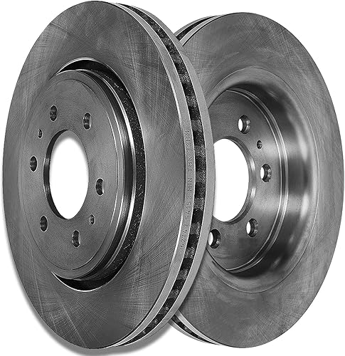 Miniatura 1158 de SCITOO Juego de 2 frenos de freno ranurados traseros para Chrysler Town & Country, 08-16 para Dodge Grand Caravan, 09-13 para Dodge Journey, 12-15