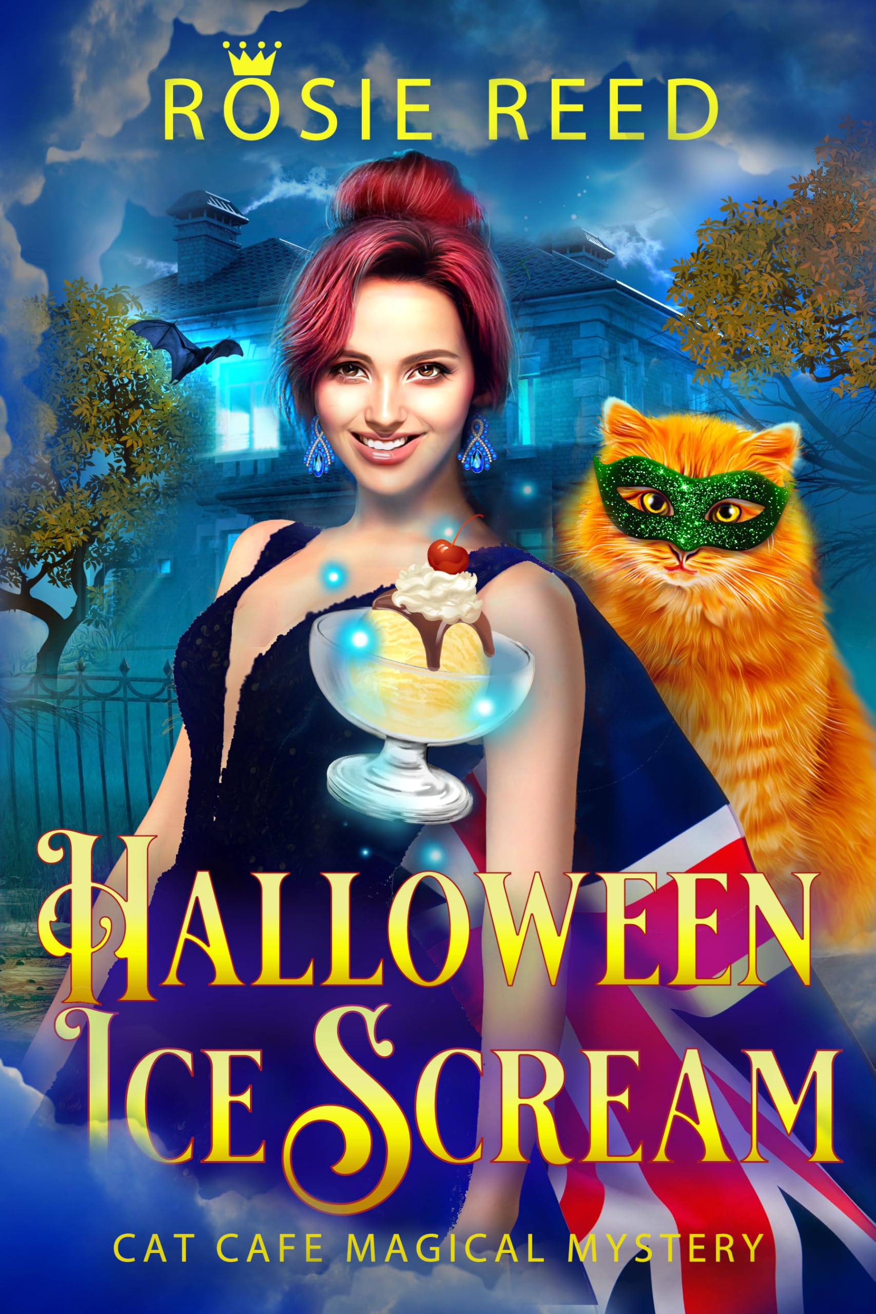 Halloween Ice Scream: A Paranormal Cozy Mystery (Cat Cafe Magical Mystery Book 6)