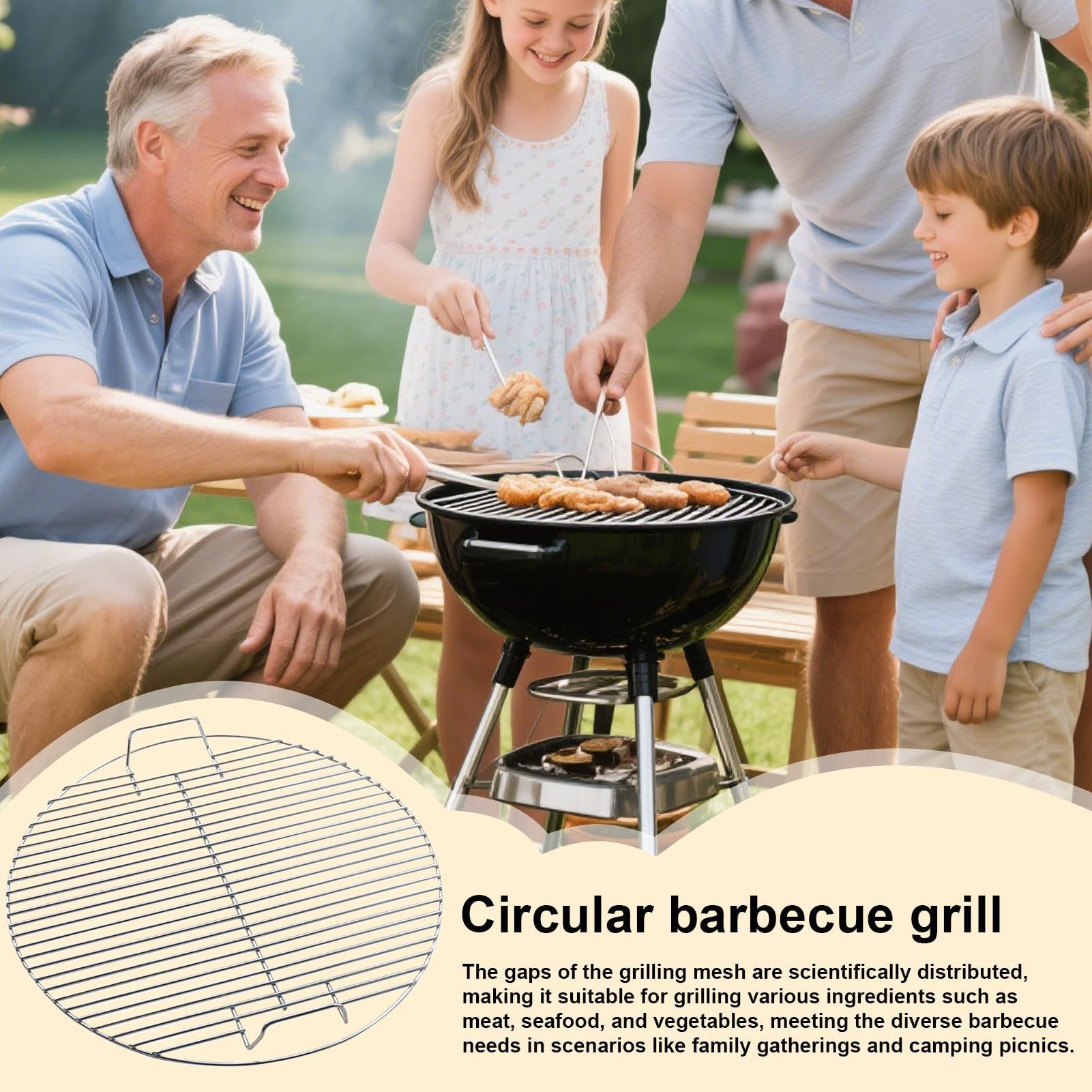 Rejilla Para Barbacoa Y Parrilla Acero Inoxidable Multiusos Rejilla Para | Malla De Alambre Para Barbacoa Y Asado Para Camping, Aire Libre, Jardín, Patio, Terraza, BBQ, Acero Inoxidable