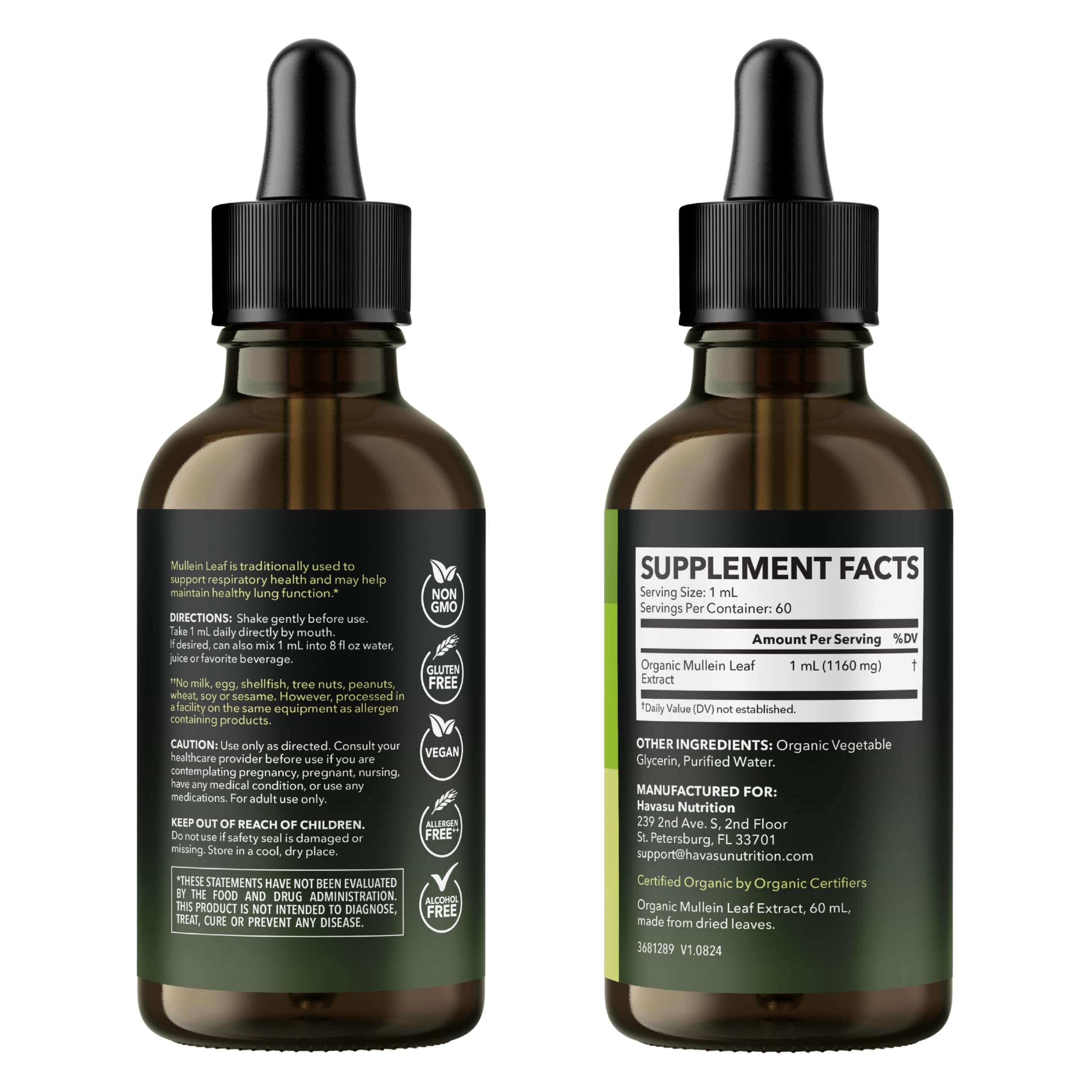 Mullein Drops for Lungs, Organic Liquid Mullein Leaf Extract, 2 Fl Oz — Amazon image 9