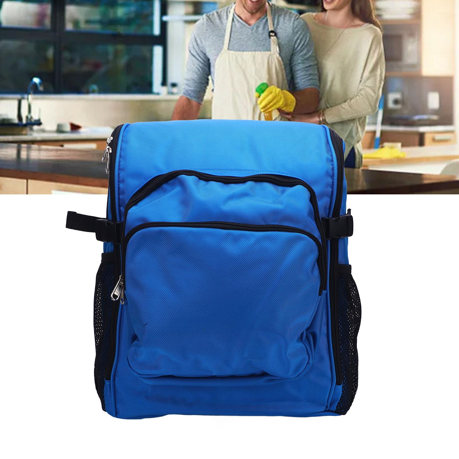 Mochila De Limpieza - Tela Oxford 1000D, Capacidad 27-30L, Múltiples Bolsillos, Antimanchas