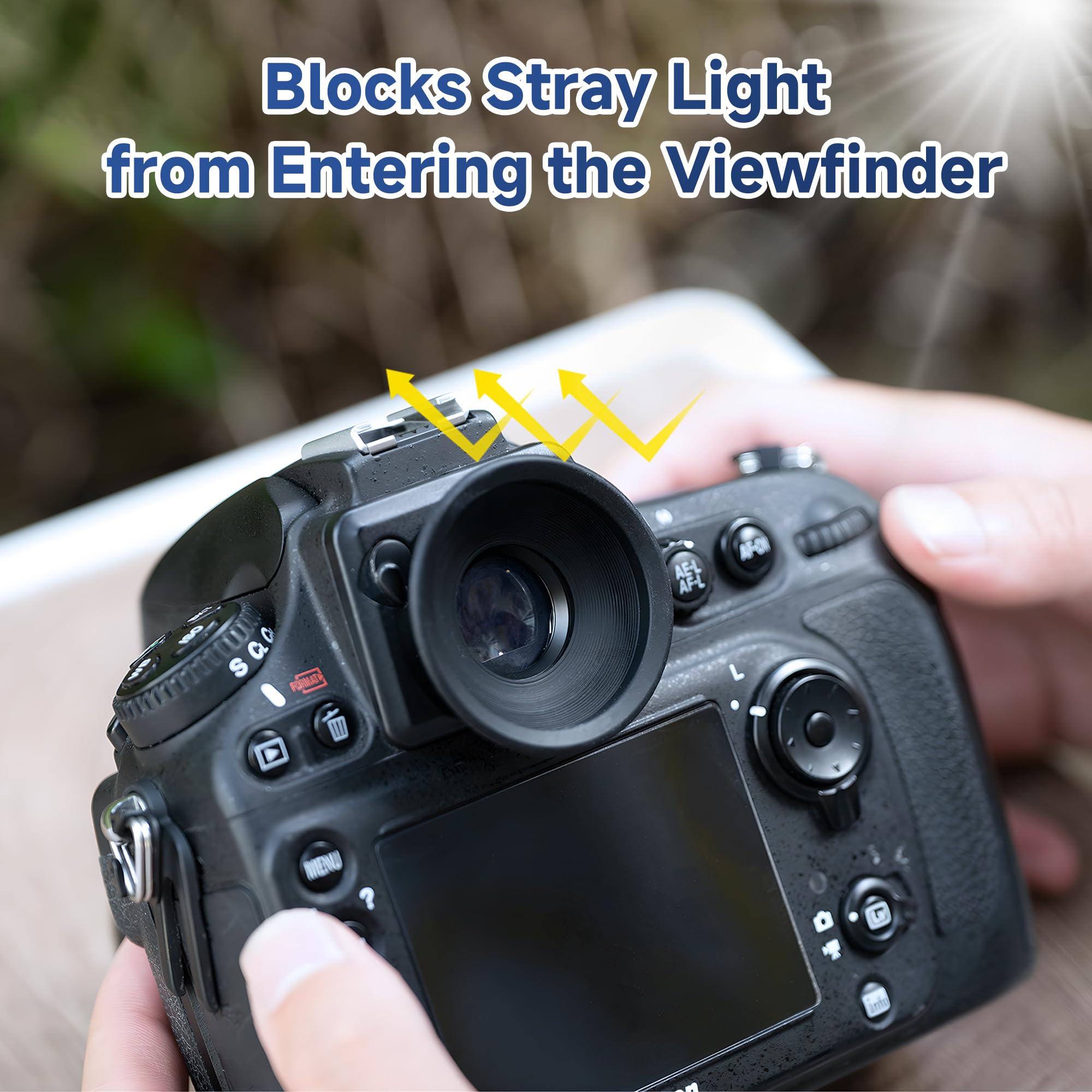 Amazon.com : JJC Eyepiece Eyecup Eye Cup Viewfinder for Nikon D850