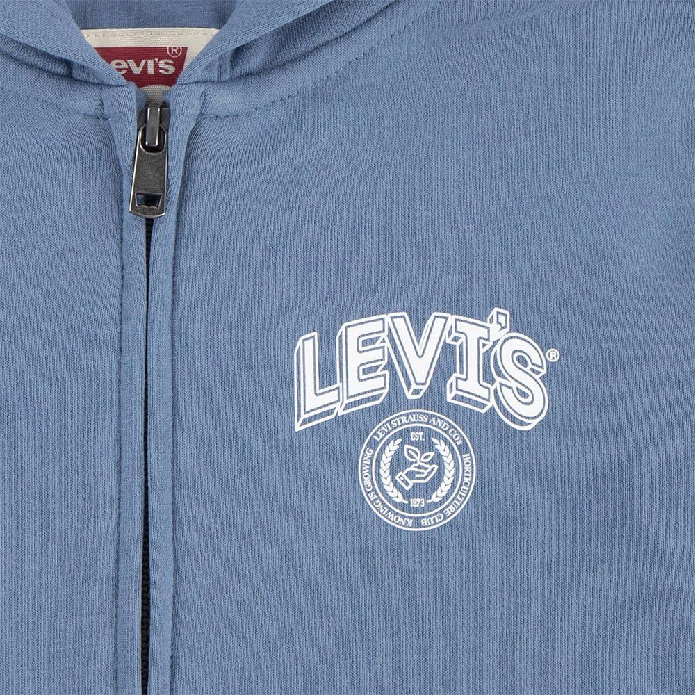 Levi's Baby-Jungen LVB SOLID Full Zip Hoodie 6EK793 Hooded Sweatshirt, Coronet Blue, 12 Months
