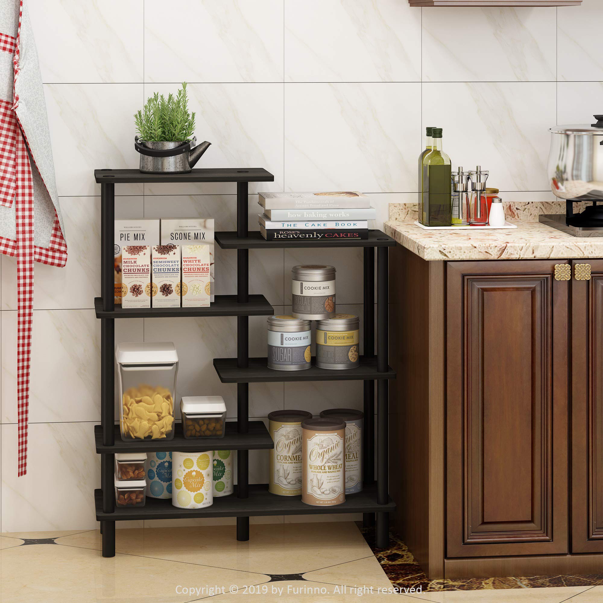 Amazon.com: Furinno Turn-N-Tube 6-Tier Accent Display Rack