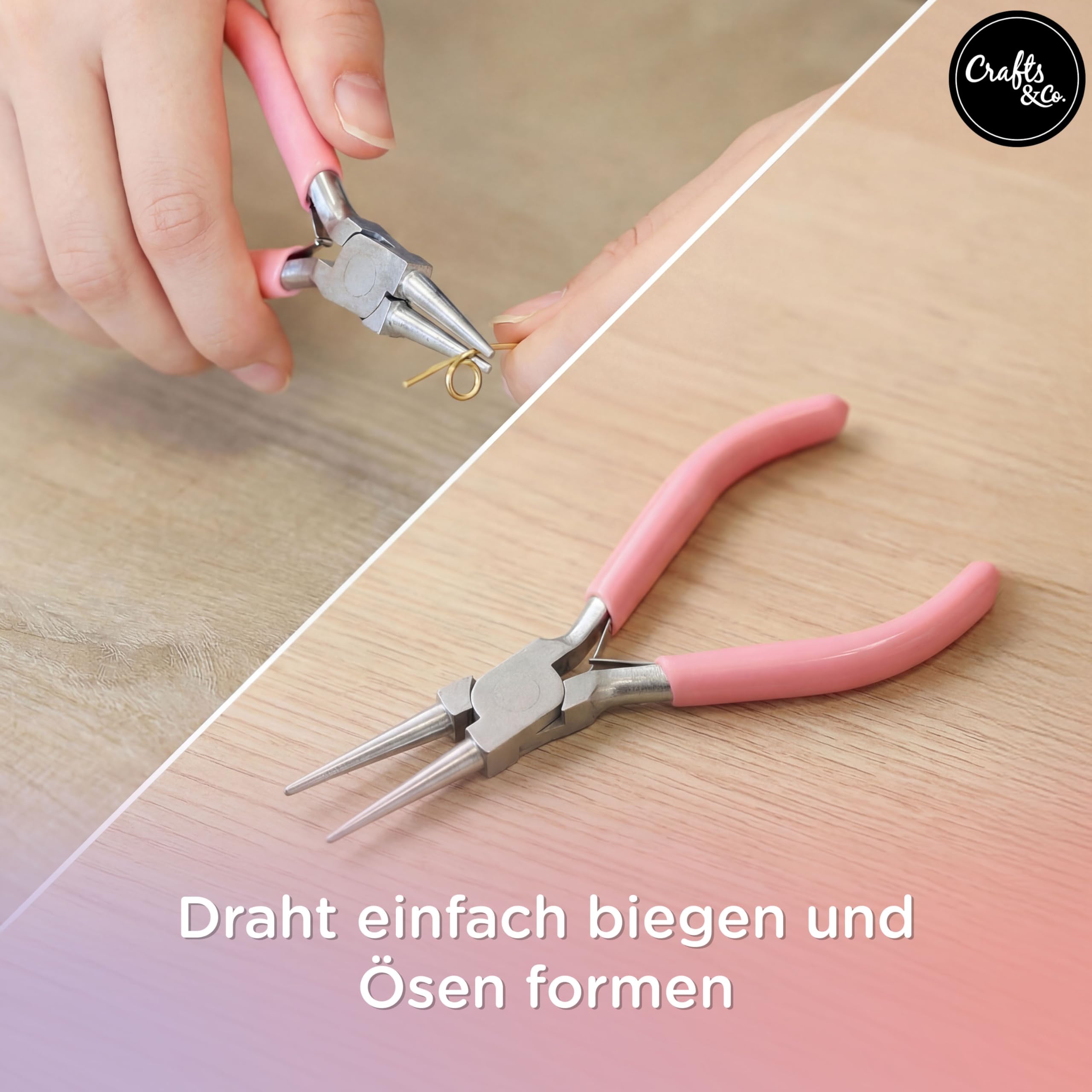 Crafts&Co® Modellbau Werkzeug Set | 17-teiliges Komplettes Set | Für Miniaturhäuser Bausatz | DIY Bastel Sets | Miniatur Zubehör