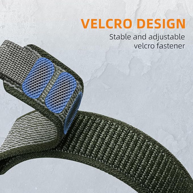 Correa de 26 mm de nailon compatible con Garmin Fenix 8 51 mm miniatura 5
