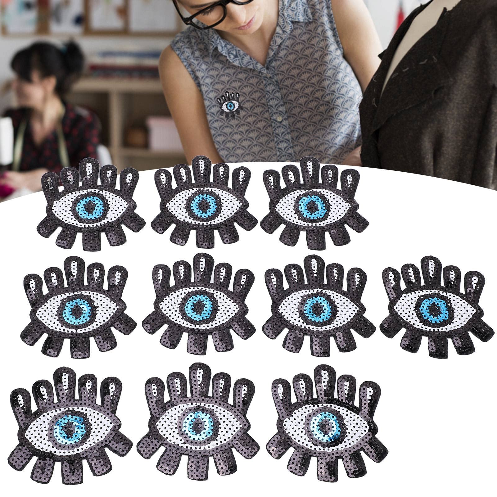 Toppe Toppa con paillettes strass teroadesive Patch teroadesiva