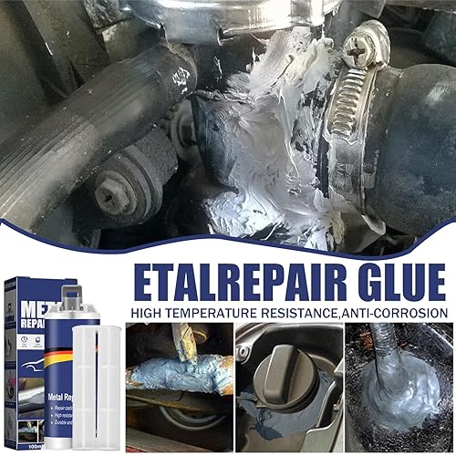 Miniatura 6 de Pegamento de reparación de metales, pegamento de reparación de fundición, relleno de soldadura de metal líquido resistente a altas temperaturas para