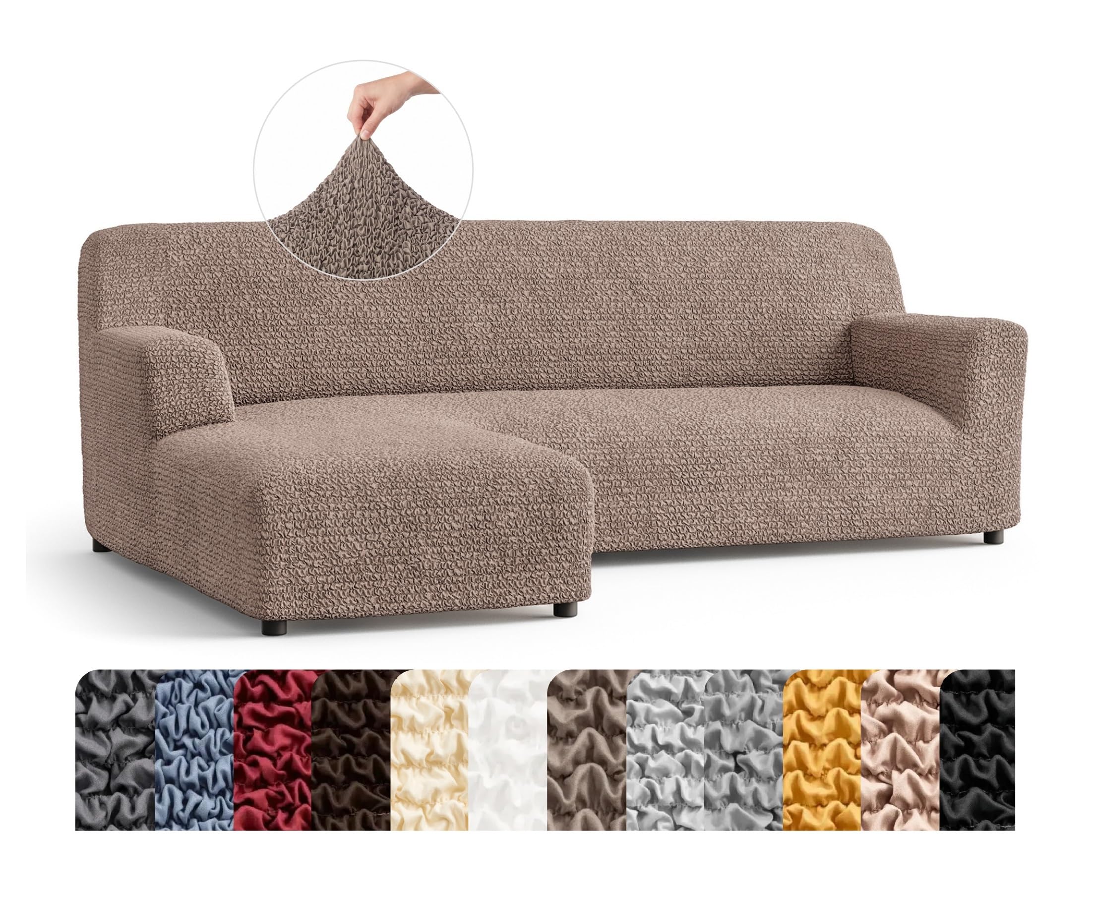PAULATO BY GA.I.CO. Stretch Sectional Sofa Slipcover