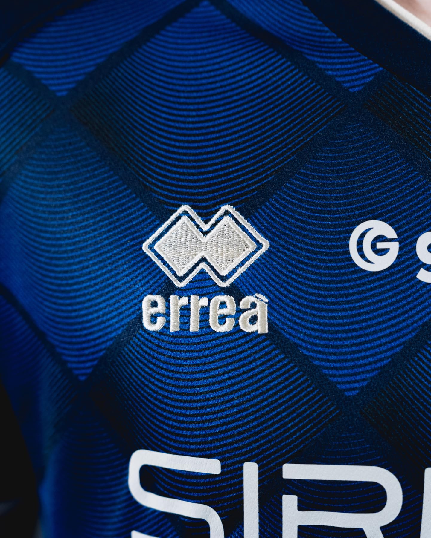 Nuova Maglia Calcio Uomo Third 2025/26, Terza Maglia Calcio Personalizzabile, Ufficiale Errea Uomo per Cittadella Calcio, Color Blu, per Allenamento Calcio, t-Shirt Uomo