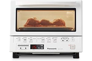 Panasonic White Toaster Ovens Countertop Kitchen Appliance