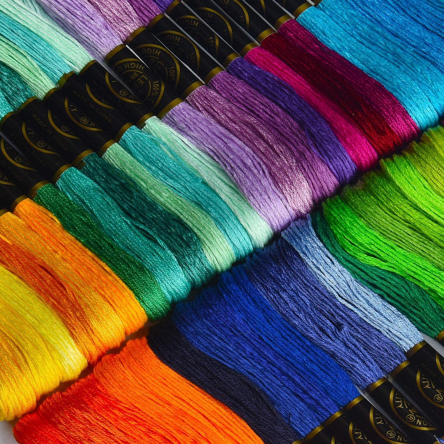 Aakriti Cotton Rainbow Embroidery Floss Skeins Friendship Bracelets