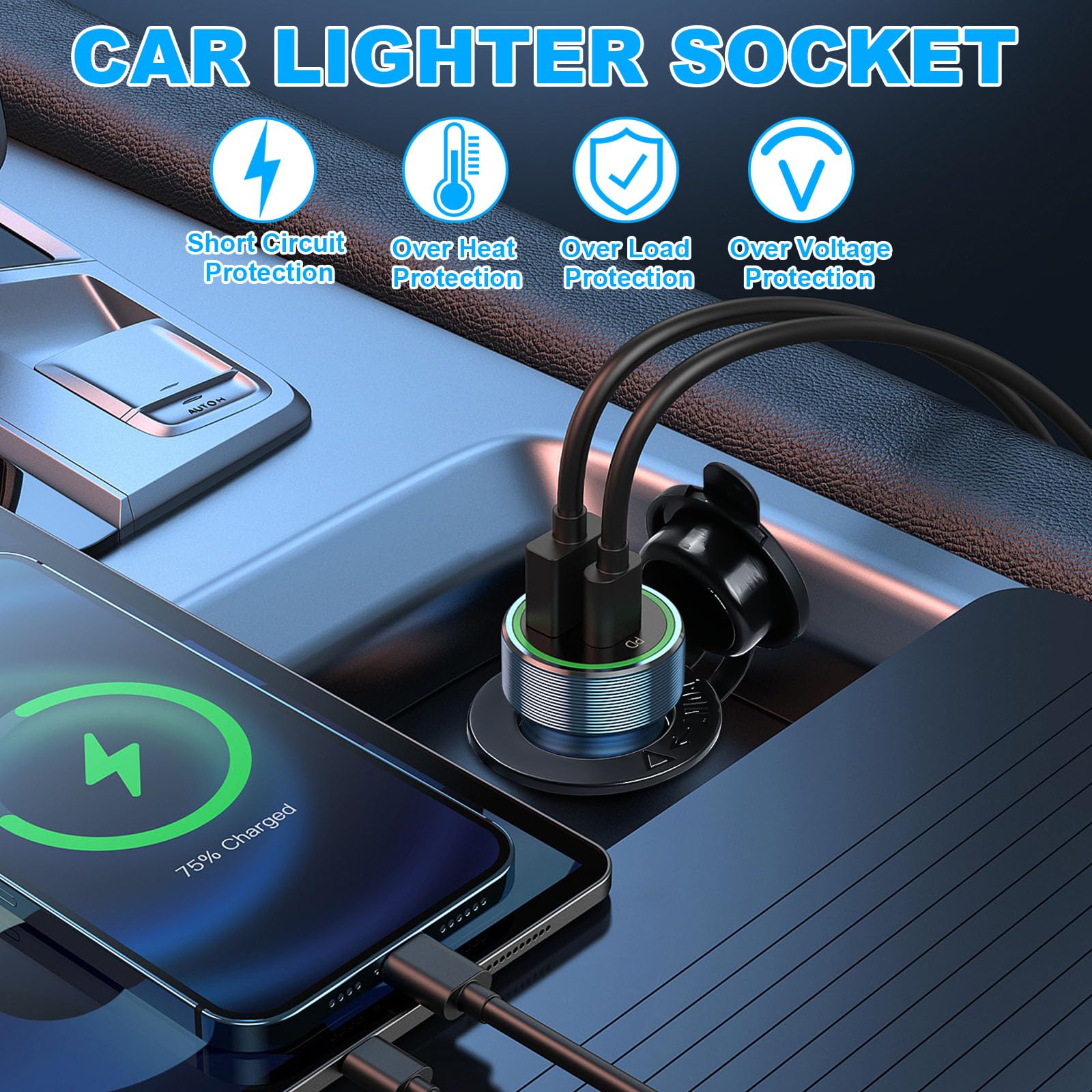 Accendisigari Per Moto Impermeabile