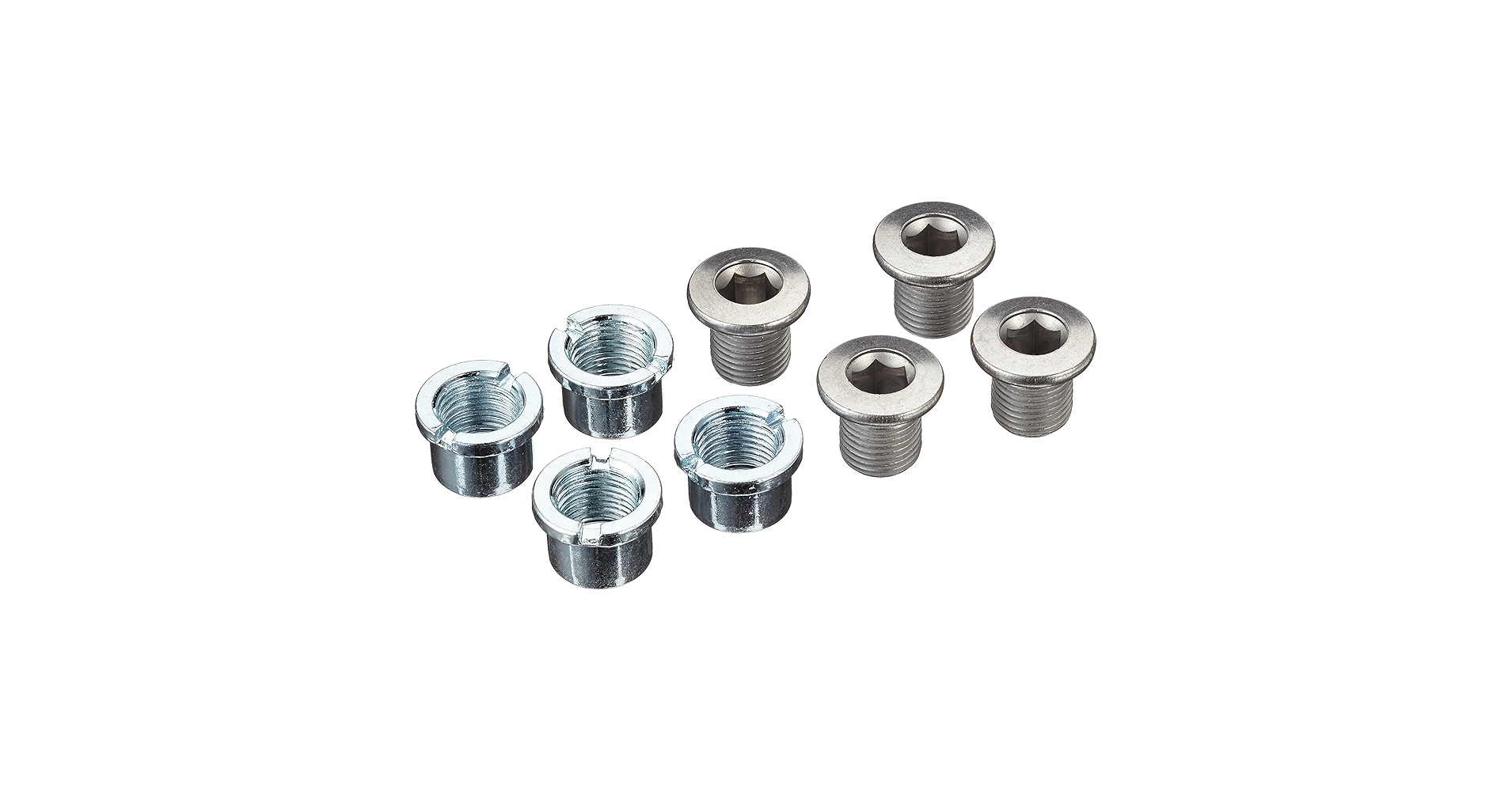 Amazon | シマノ ダブルギア固定ボルト(M8×8.5mm)& ナット(各4個) FC Amazon | シマノ ダブルギア固定ボルト(M8×8.5mm)& ナット(各4個) FC