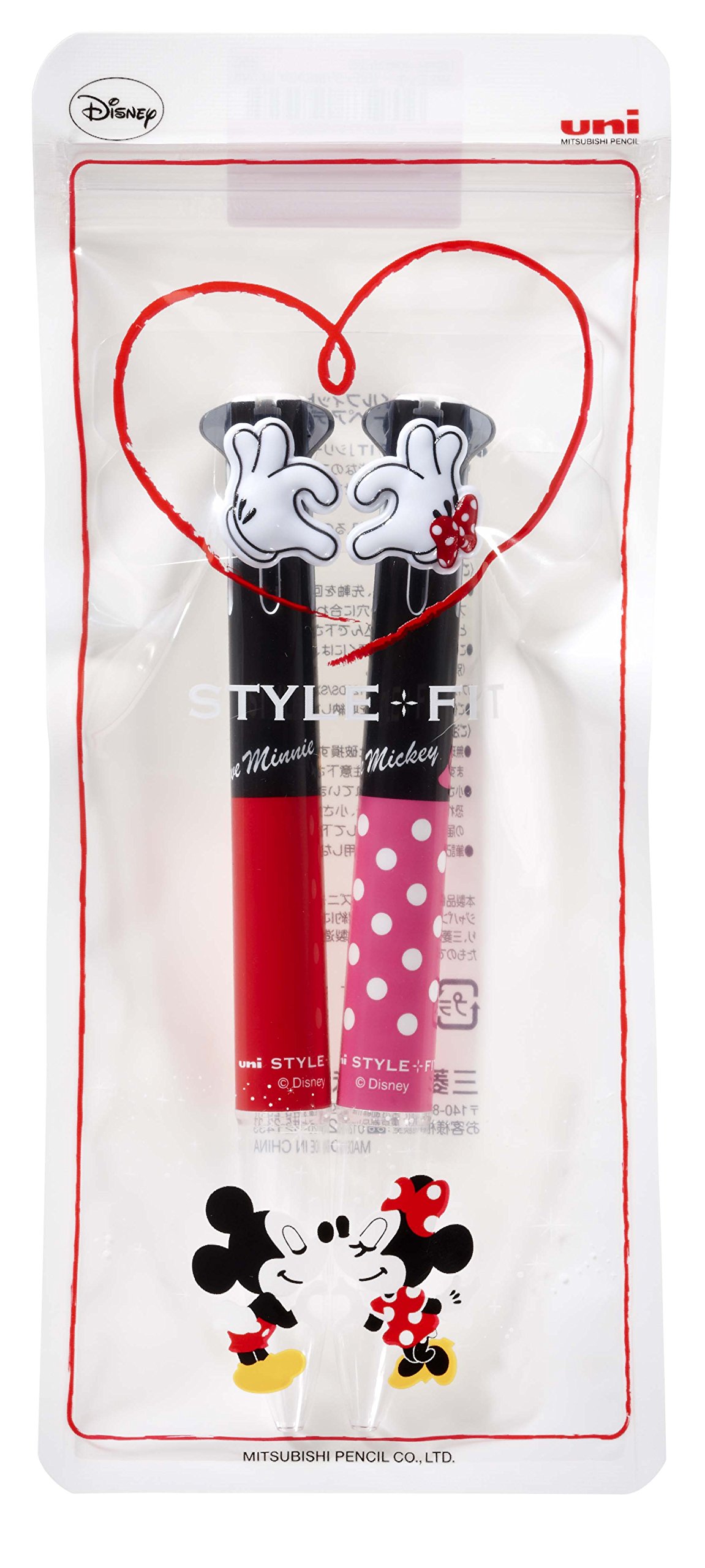 Amazon.co.jp: 三菱鉛筆 スタイルフィット ディズニー ペア