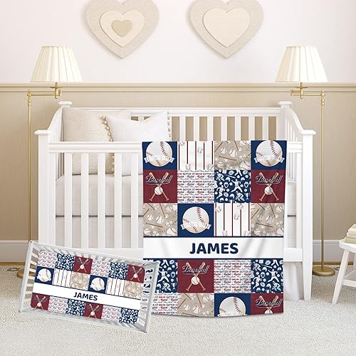 Juego de ropa de cama de bebé personalizado para niños, personalizado con nombre, ropa de cama de guardería, juego de 2 piezas, edredón con nombre,