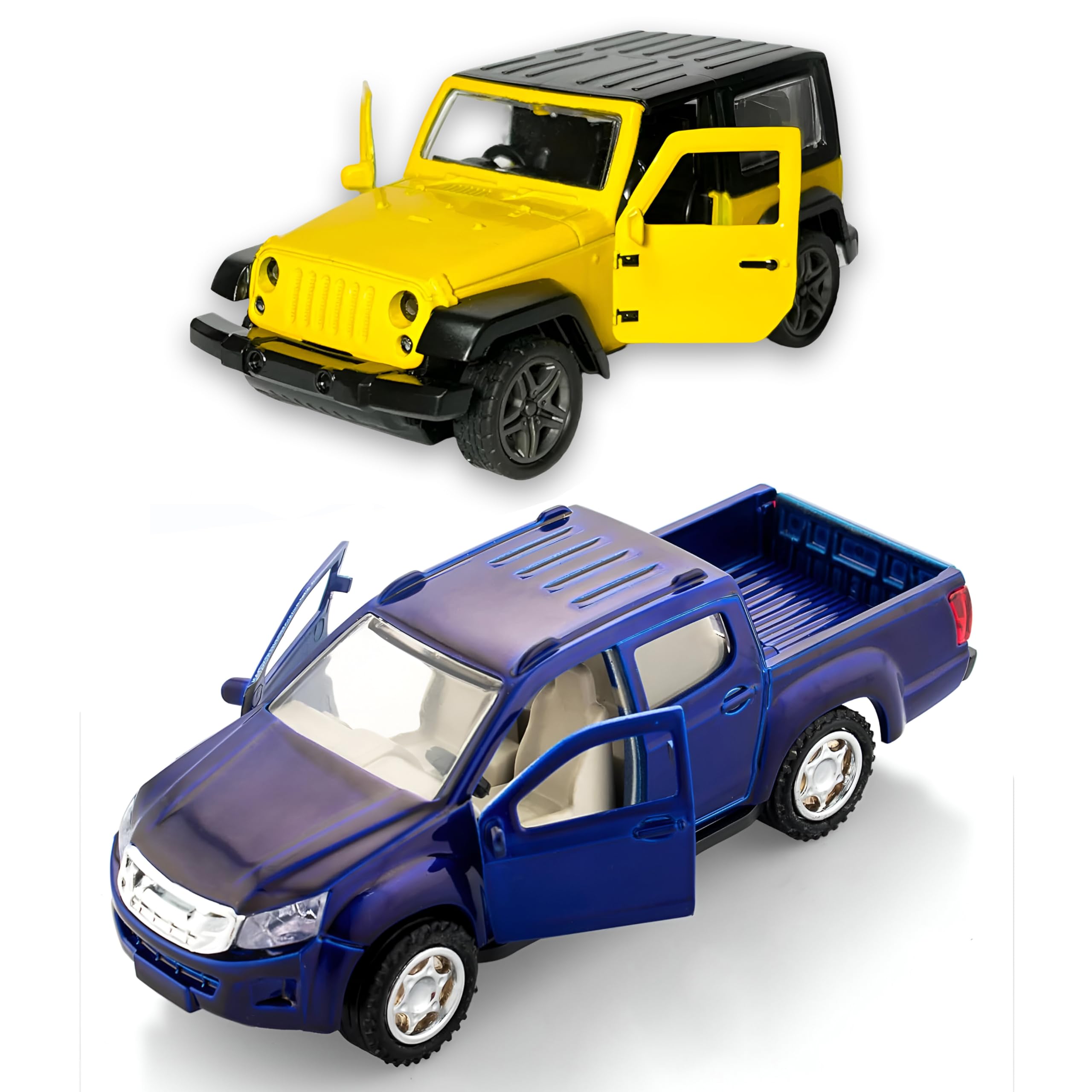 AARAV ENTERPRISE Isuzu D Max Pickup Truck and Mahindra Thar Toy Cars Combo - Pack of 2 - Gift for Kids (B0D5YLLHGR) Amazon Price History, Amazon Price Tracker