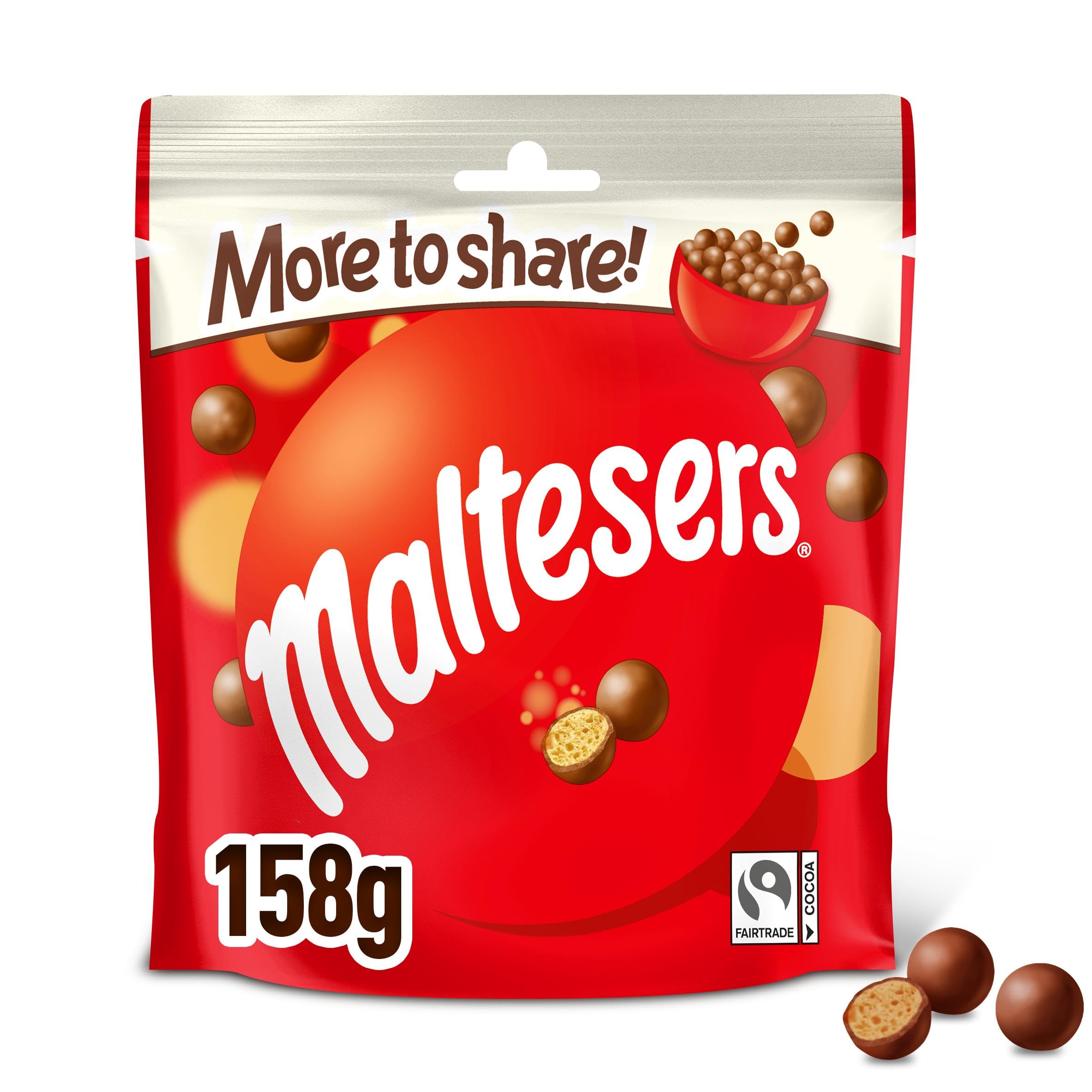 Maltesers Chocolate Gifts Bag, Chocolate Gifts, Sharing Pack, 158g