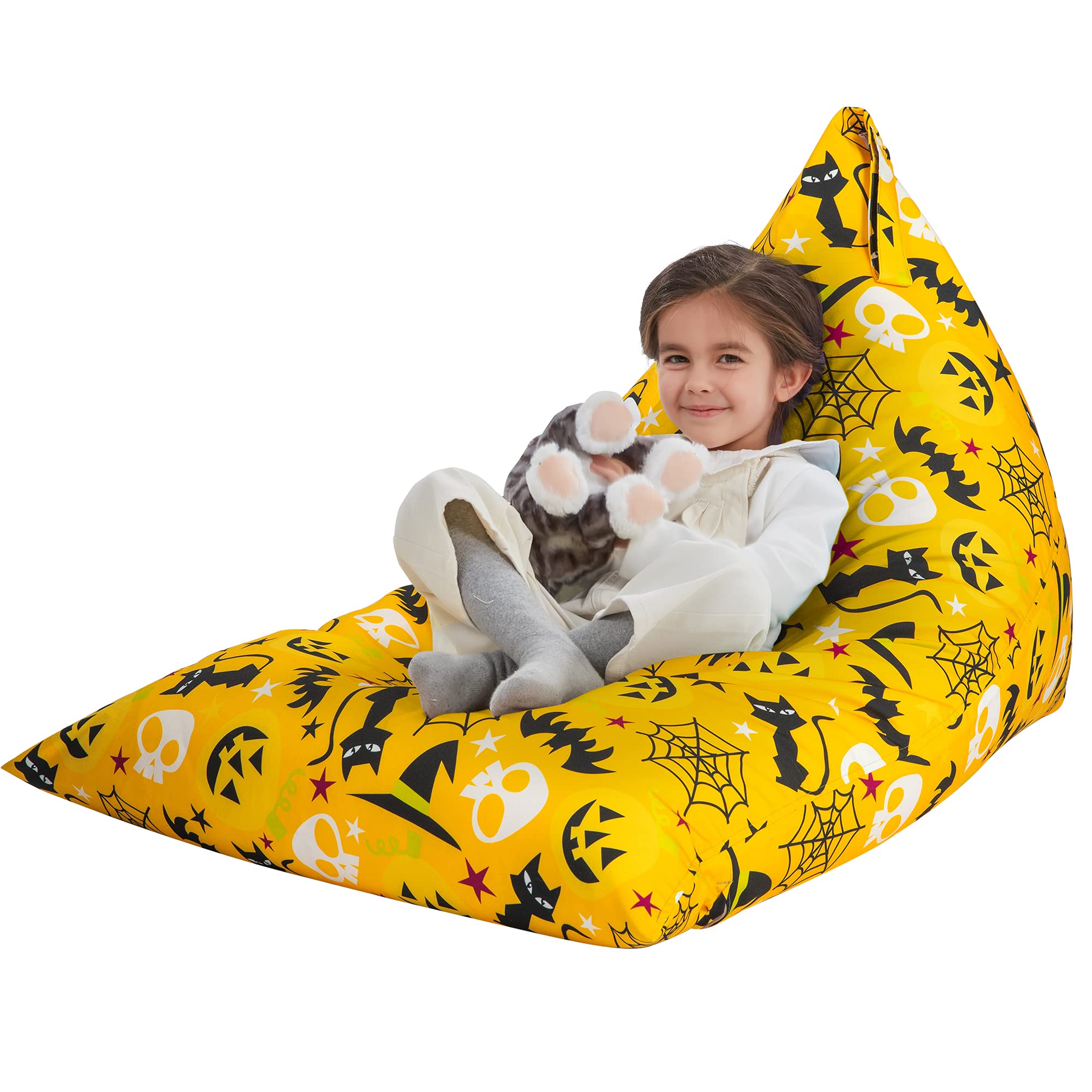 Buy Nobildonna Stuffed Animal Storage Bean Bag Chair Cover Only for