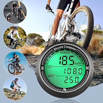 Amazon | サイクルコンピュータ 有線 自転車 スピードメーター 【6ヶ月
