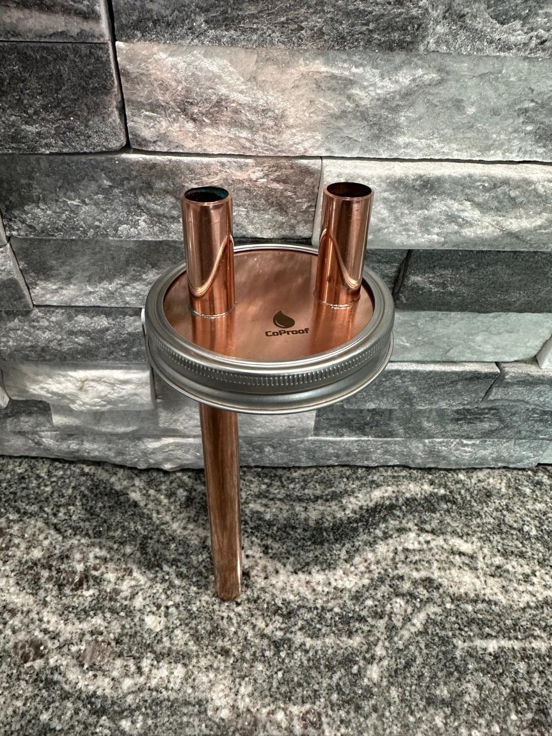 CoProof Mason Jar Thumper Alcohol Distill Moonshine Thump Keg 1/2 Gallon