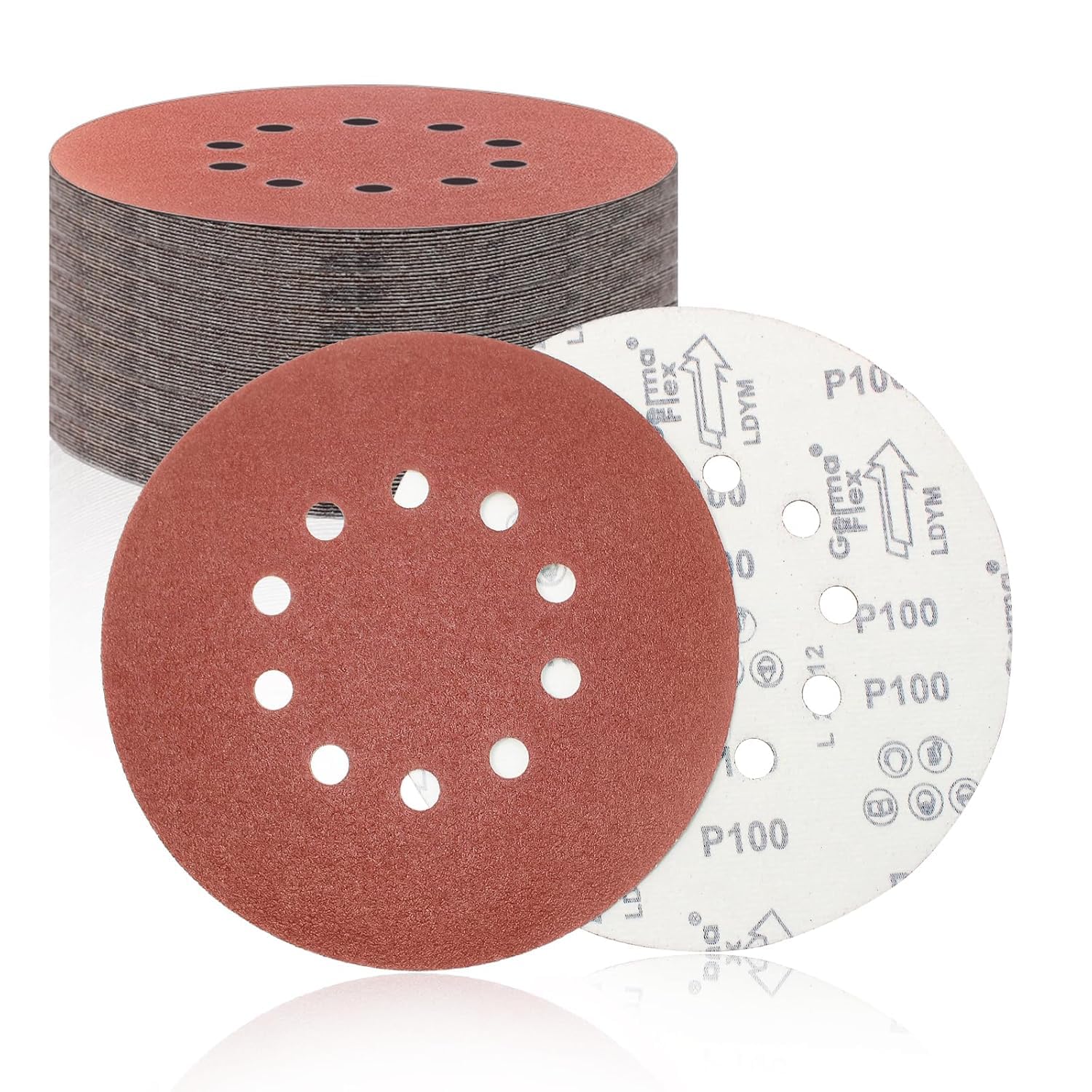 9" Sanding Discs - 20 Pack 240 Grit -8