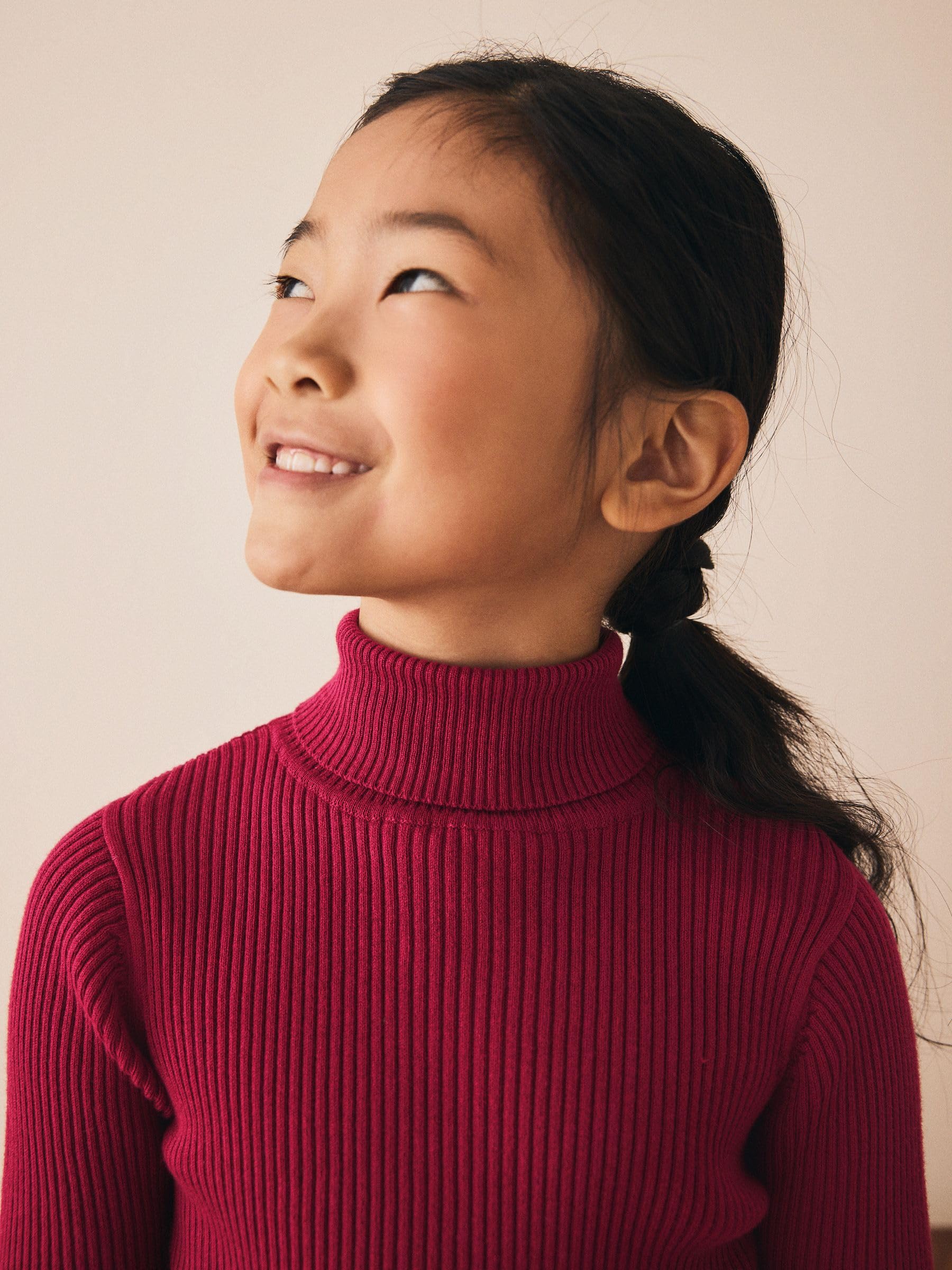 NEXT Mädchen Strickpullover mit Rollkragen