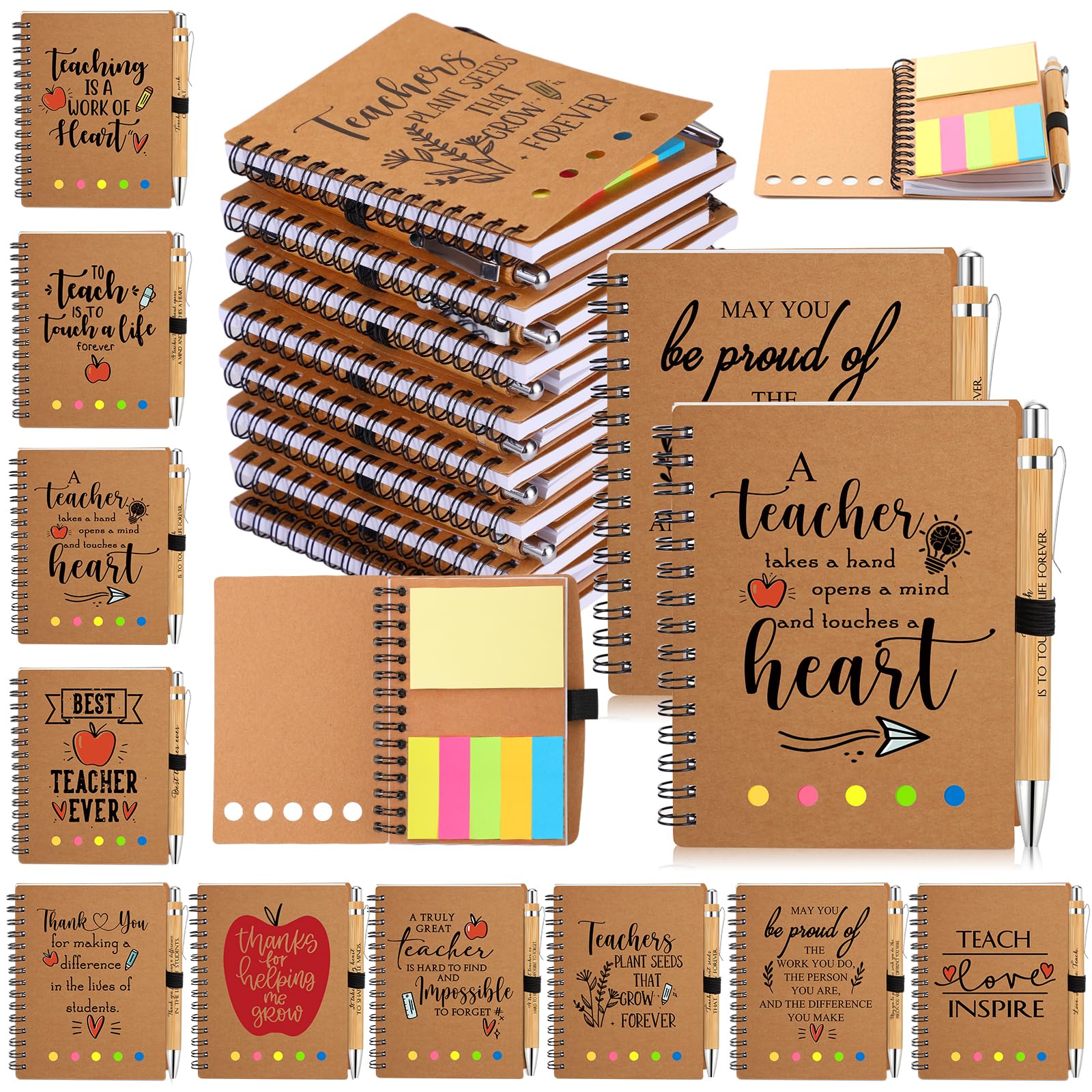 amazon-glenmal-20-sets-teacher-appreciation-gift-bulk-spiral