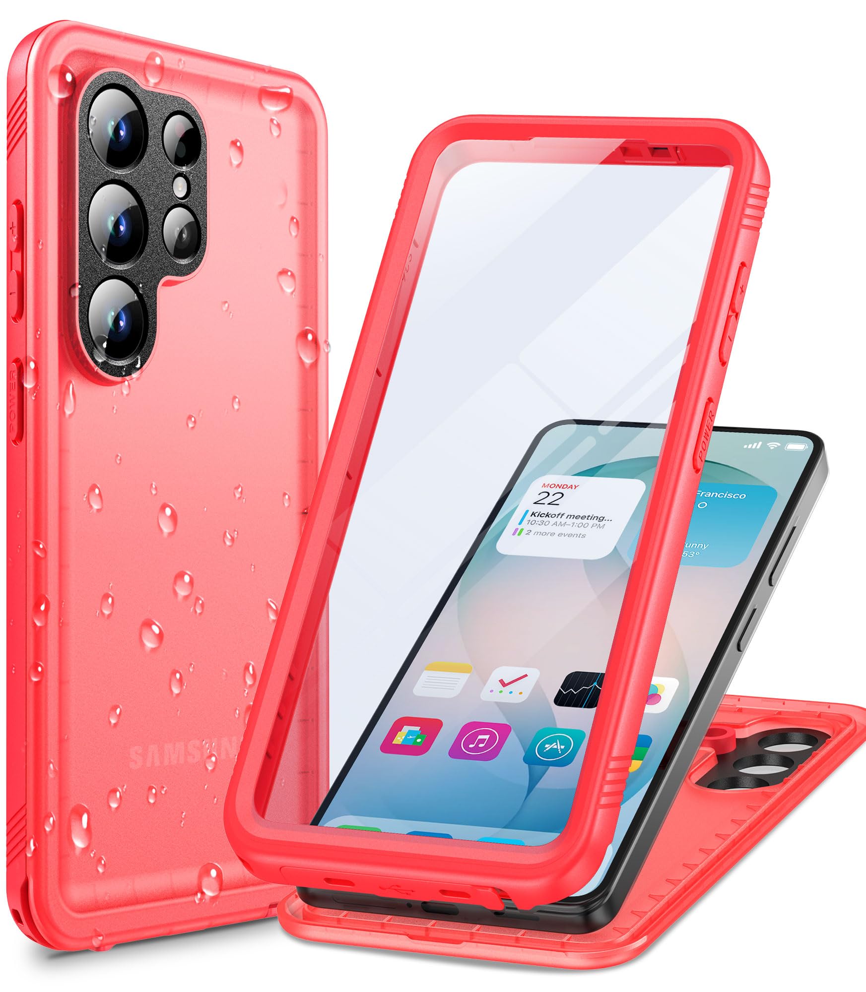 Cozycase Cover TOP Antiurto IP68 Impermeabile Per Samsung Galaxy S26 Ultra Militare Resistente 360 Completa Subacquea Antipolvere integrale Rigida Rugged Custodia S 26 Anti Urto Waterproof Doppia Case